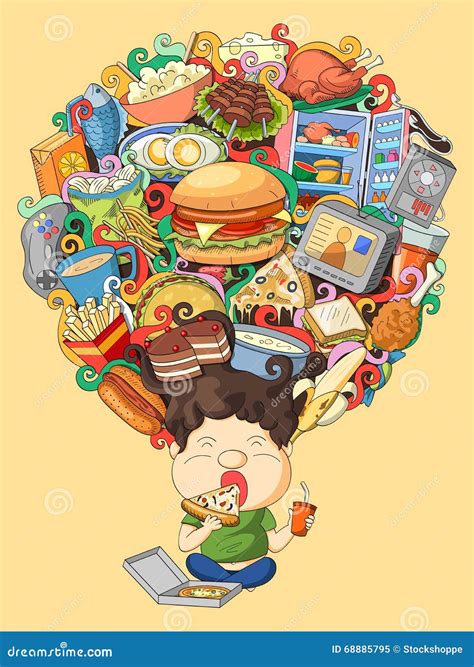 Foodie Cartoons, Illustrations & Vector Stock Images - 15629 Pictures ...