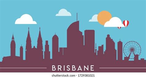 476 Brisbane Skyline Silhouette Images, Stock Photos & Vectors | Shutterstock