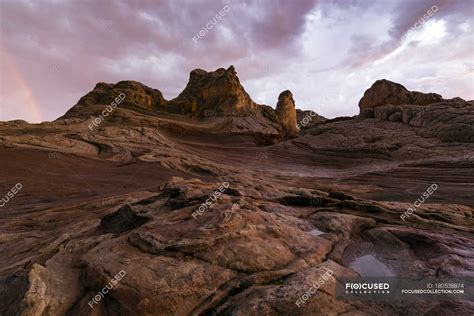 White Pocket rock formation, Page, Arizona, USA — sandstone, natural formation - Stock Photo ...