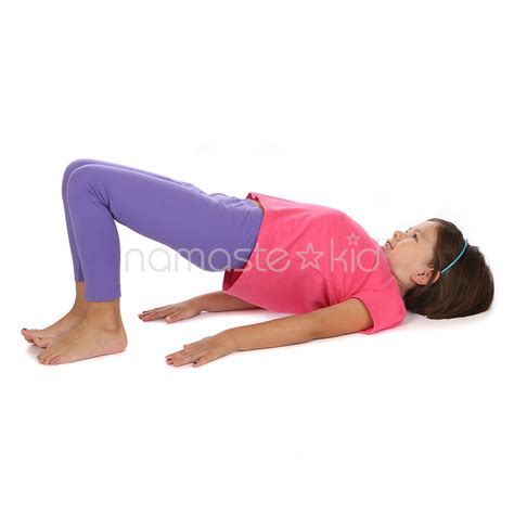 Bridge Pose | Kids' Yoga Poses, Yoga for Classrooms - Namaste Kid