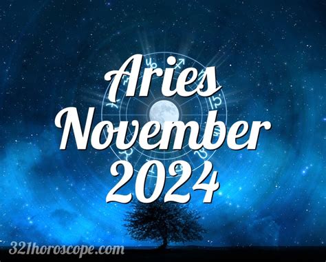 Horoscope Aries November 2024 - monthly horoscope for November