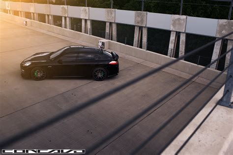 Bespoke Porsche Panamera on Matte Black Concavo Rims — CARiD.com Gallery