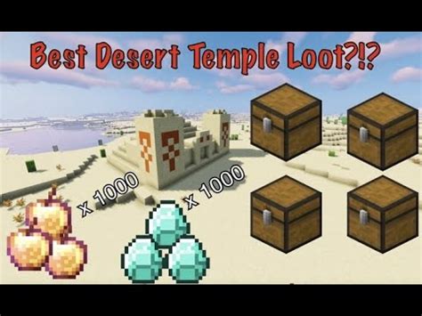 The Best Desert Temple Loot - YouTube