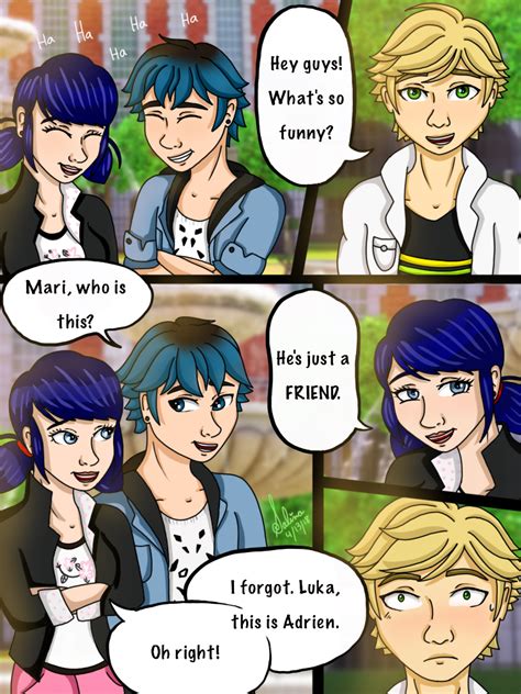 Adrien is just a FRIEND by SalinaTheArtist on DeviantArt