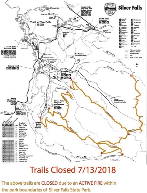 Silver Falls State Park Campground Map – The World Map