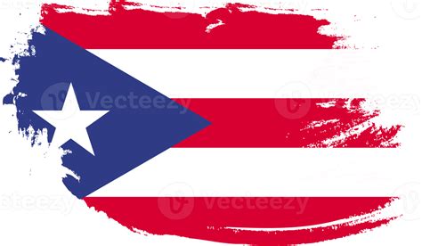 Puerto Rico flag with grunge texture 12056824 PNG