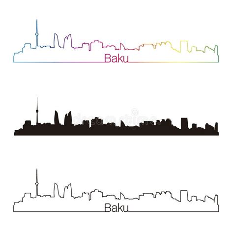 Baku Skyline Stock Illustrations – 315 Baku Skyline Stock Illustrations ...