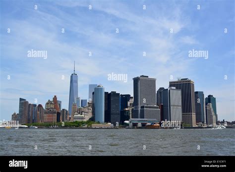 Lower Manhattan skyline Stock Photo - Alamy