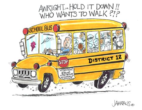 School Bus Driver Cartoon | Funny Gift for School Bus Driver