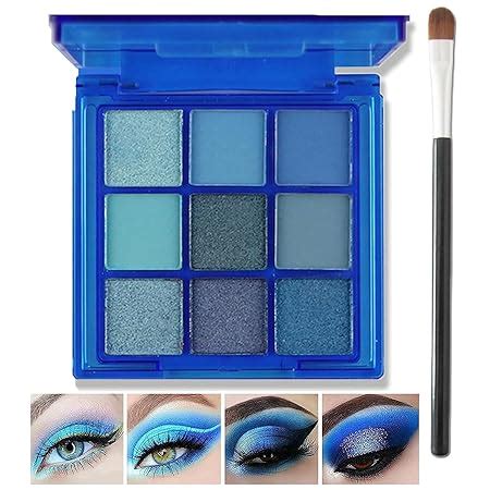 Amazon.com : 9 Colors Blue Eyeshadow Palette, Eyeshadow Palette For ...