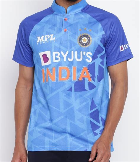 New India T20 World Cup Jersey 2022 | BYJU’S India Cricket T20 WC Shirt ...