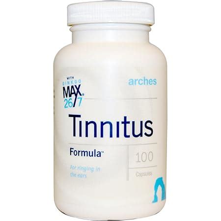 Amazon.com: Arches Tinnitus Formula - Now with Ginkgo Max 26/7 ...