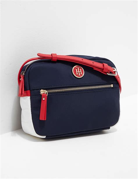 Tommy Hilfiger Synthetic Womens Nylon Crossbody Bag Navy Blue - Lyst