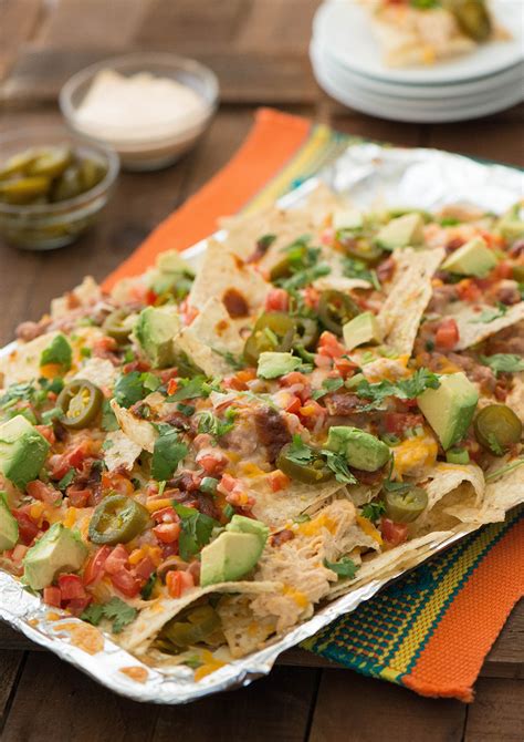 Chipotle Chicken Nachos - Nibbles and Feasts