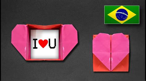 Origami Heart Box Envelope Instructions – All in Here