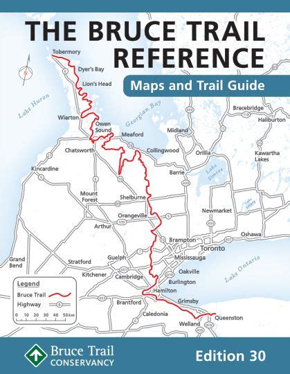 Maps | Bruce Trail | Hiking books, Ontario travel, Map