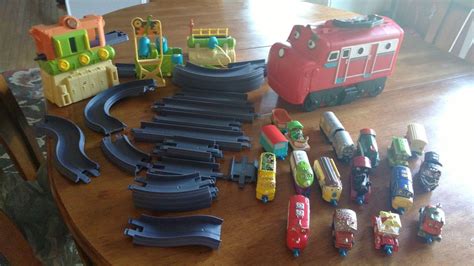 CHUGGINGTON TRAIN LOT TRACK, DIE-CAST TRAINS, WILSON CARRY CASE ...