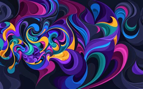 Download Swirl Colorful Abstract Colors HD Wallpaper