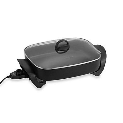 West Bend 72215 Electric Extra-Deep Oblong 12-by-14.5-Inch Nonstick ...