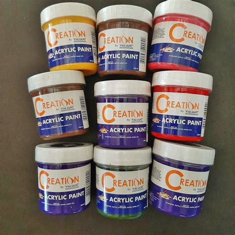 FOCUS AND CREATION ACRYLIC PAINT 100mL (14 colors, 2 brands) | Shopee Philippines