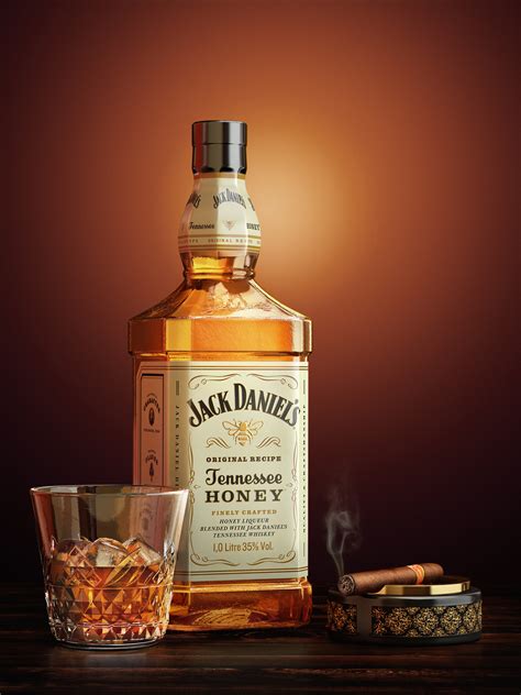 CGI Product Visualization - JACK DANIEL'S HONEY on Behance