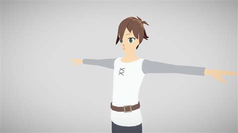 Kazuma Fan Art - 3D model by slytherhin [570aad9] - Sketchfab