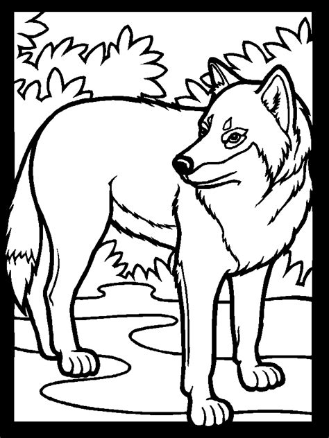 Wolf Coloring Pages