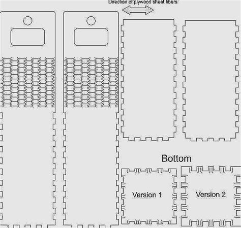 Free Laser Cut Wine Box Template - Printable Templates