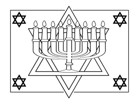 Hanukkah: Star of David Coloring Pages - family holiday.net/guide to ...