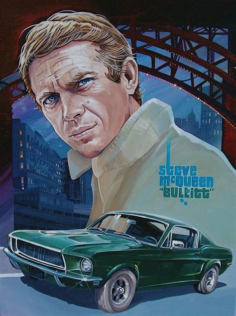 Steve McQueen Bullet Movie Poster | eBay