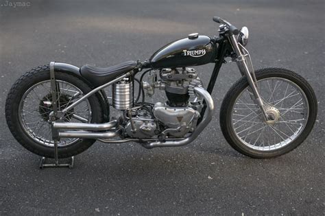 His Bike...the miles : Photo | Triumph bobber, Bobber motorcycle, Triumph chopper