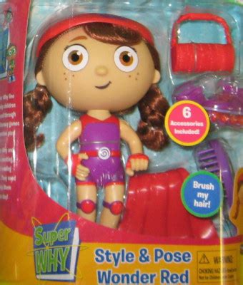 Super Why Wonder Red Action Figure Doll PBS Kids NEW | #108275055