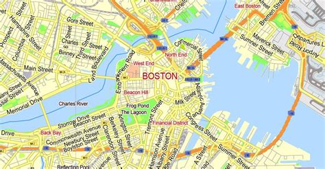 Printable Street Map Of Boston Ma – Printable Map of The United States