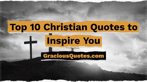 Top 10 Christian Quotes to Inspire You - Gracious Quotes - YouTube