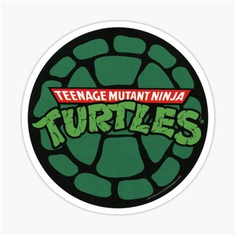 Teenage Mutant Ninja Turtles Shell Logo Sticker | Ninja turtles, Ninja turtle shells, Ninja ...