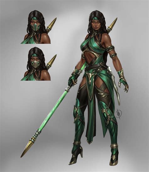 Jade MK11 Skin based off her Deception look by @jaeon009 on Twitter : r ...