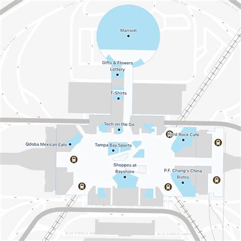 Tampa Airport TPA Airside A Map