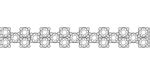 Purchase 3 Diamond Cluster Diamond Tennis Bracelets - Abelini