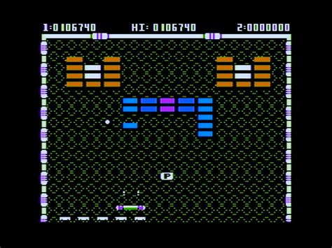 Screenshot of Arkanoid (Apple II, 1986) - MobyGames