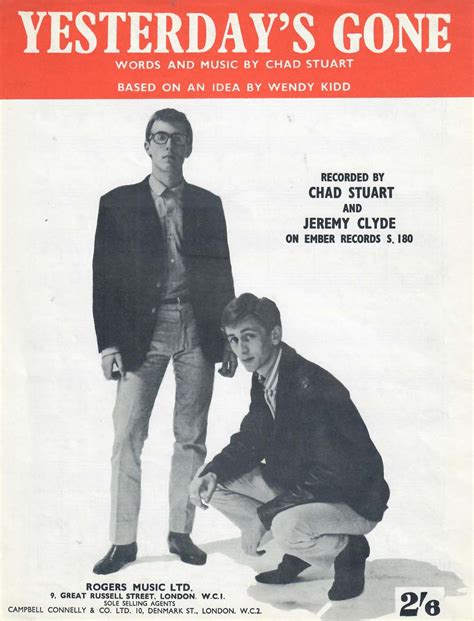 Chad & Jeremy - 1950s and 1960s - Music Stars - Memorabilia UK