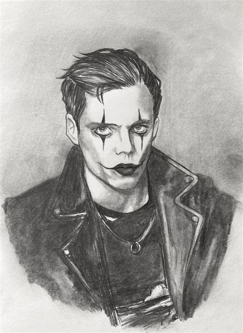 Bill Skarsgård - The Crow | Crow, Crow art, Original art