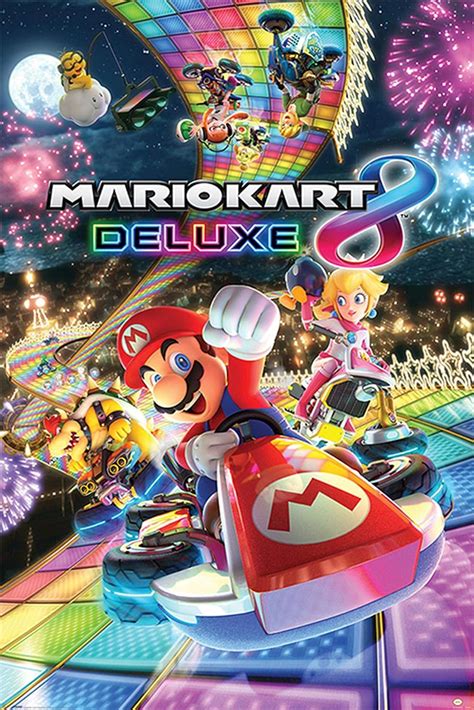 Super Mario Poster Mario Kart 8 (Deluxe) (24"x36") : Amazon.ca: Home