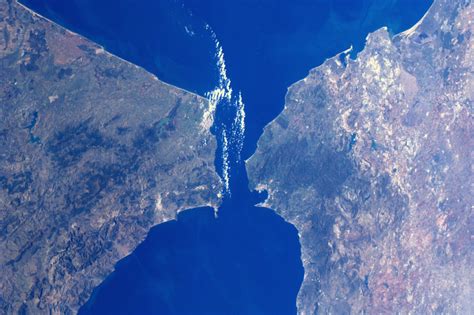 ESA - The Strait of Gibraltar, as seen from the ISS