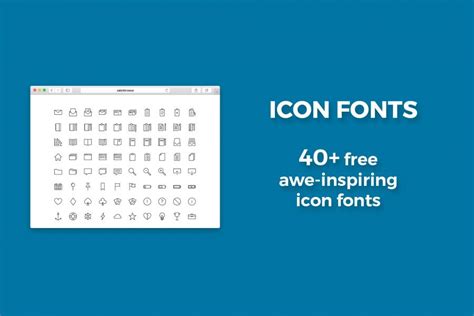 Icon fonts: List of 41 Beautiful & Free Icon Fonts [updated in 2020 ...