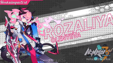 Rozaliya Olenyeva GFX~🥰 Honkai Impact 3rd | HoYoLAB