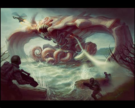 Download Fantasy Kraken HD Wallpaper