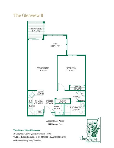 Floor Plans – Eddy Senior Living Communities