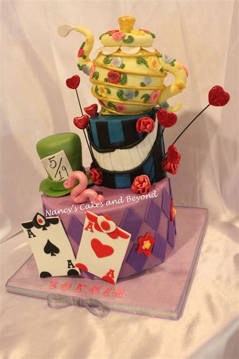 Alice In Wonderland Tea Party Cake - CakeCentral.com