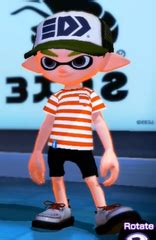 Pirate-Stripe Tee - Inkipedia, the Splatoon wiki