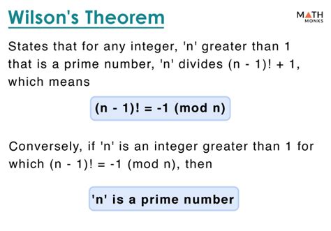 Wilson’s Theorem - Proof and Examples